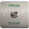 CAME RTE/2VR 1 Gang Vandal Resistant Stainless Steel Press To Exit Button