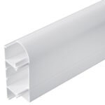 Univolt SLSR50/170 Starline 3 Compartment Skirting Trunking Round Top Square Bottom Profile 3 Metre Length