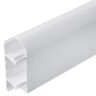 Univolt SLSR50/170 Starline 3 Compartment Skirting Trunking Round Top Square Bottom Profile 3 Metre Length