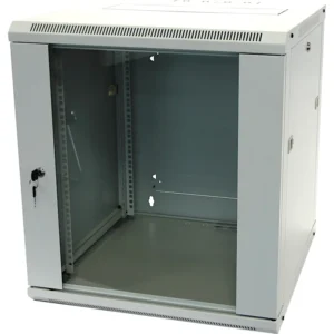 Excel WB9.6SG 9U 600M Deep Wall Rack Data Cabinet In Grey