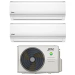 27000 BTU Multi Split Air Conditioning Unit 2 x 12000 BTU Indoor Units Powered By An OEM Toshiba Compressor